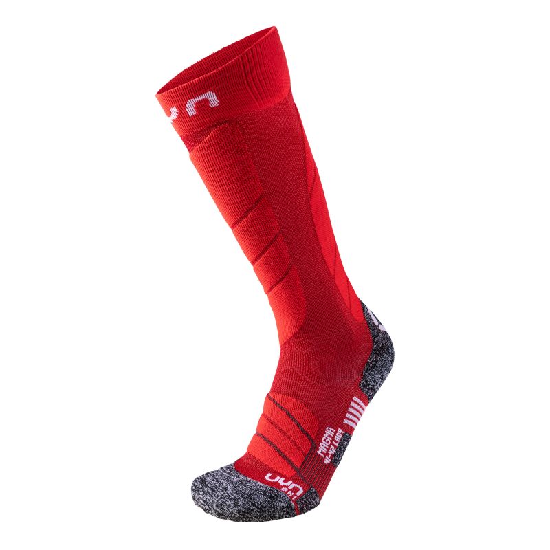 UYN Lady Ski Magma Socks dark red/red