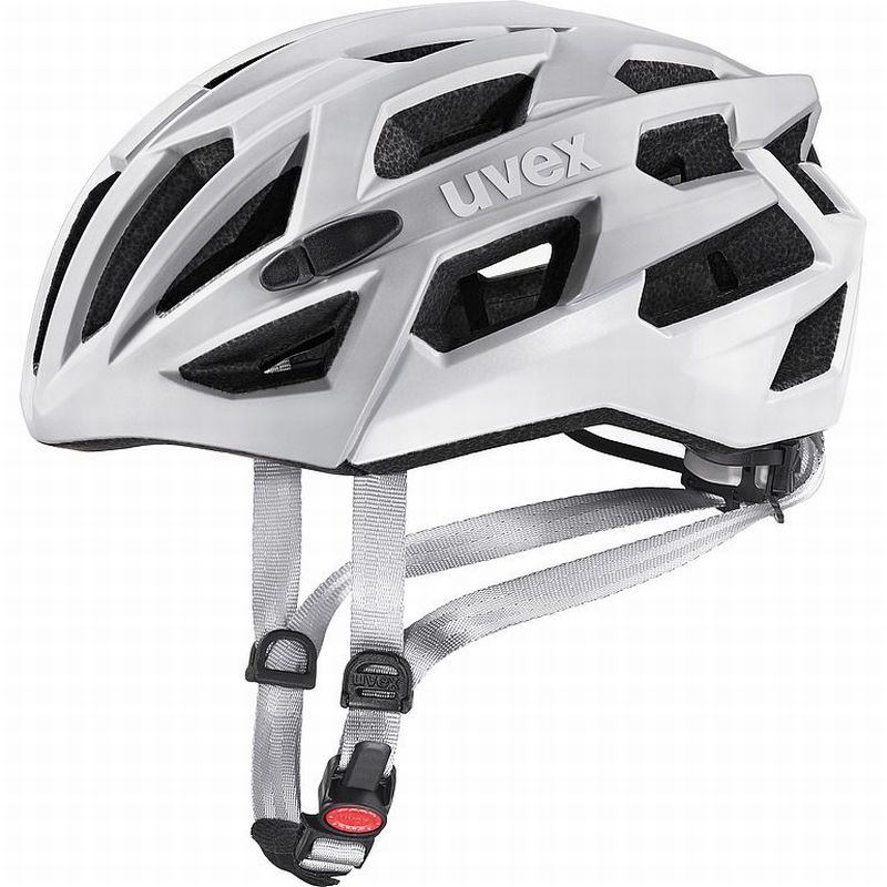 Uvex Race 7 silver mat white