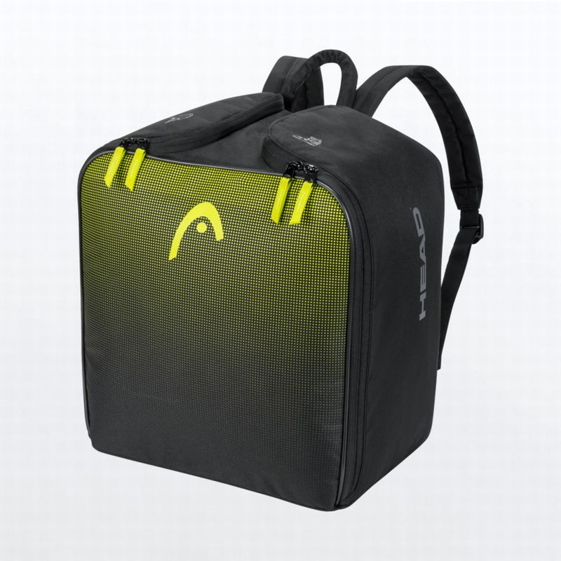 Head Boot Backpack black yellow