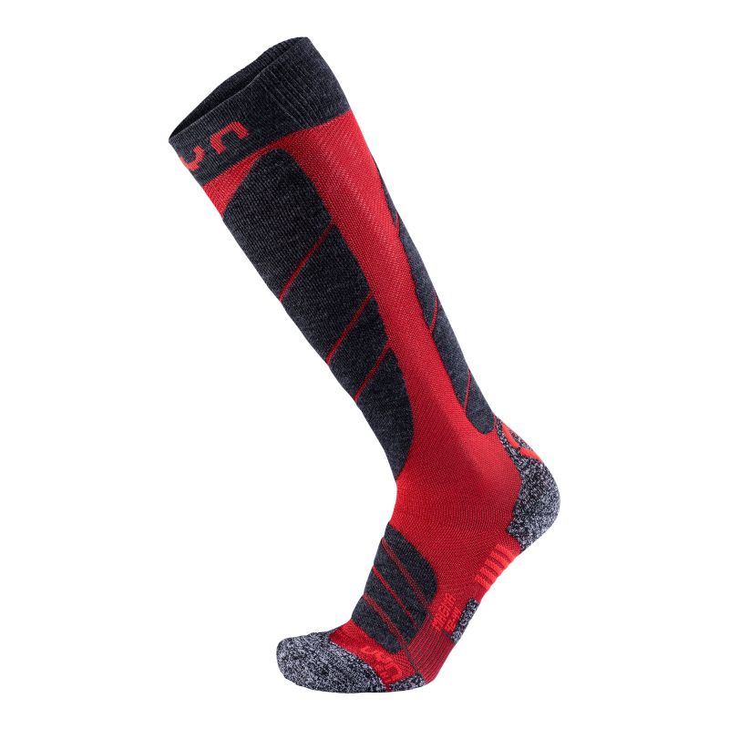 UYN Lady Ski Magma Socks dark red/anthrazit