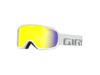 Giro Cruz white wordmark yellow boost